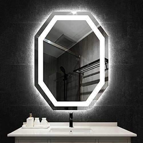 zg 2036-mirrors d. Grits in a distinctive geometric shape with white lighting