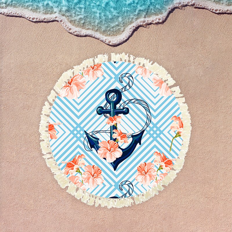 Beach Rug - Planning Blue - AMN # 3023