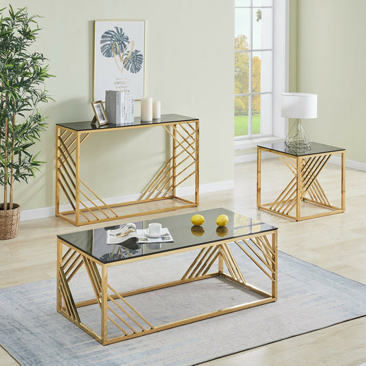 A kitchen set, medium table and side table - J024