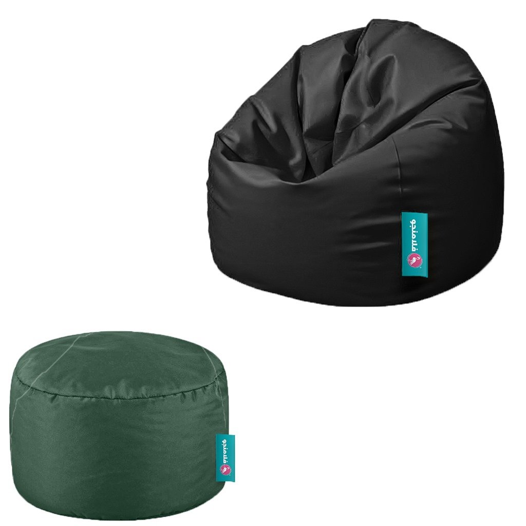 Bean bag and pouf set - 2 pieces - FL.BB.BU.5