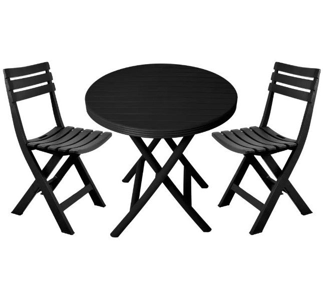 Set of 2 chairs and table-HG-118