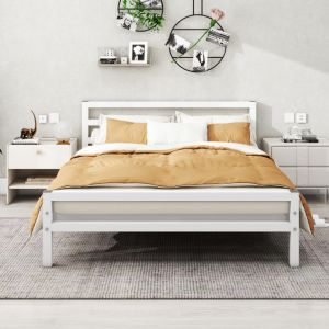 White Metal Bed 150cm-Bedx5