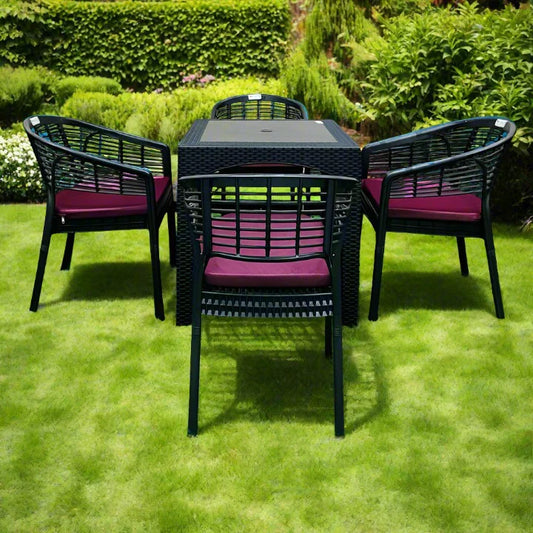 Set of 4 chairs and tables -HG-125