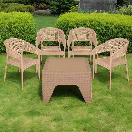 Set of 4 chairs and tables -HG-126