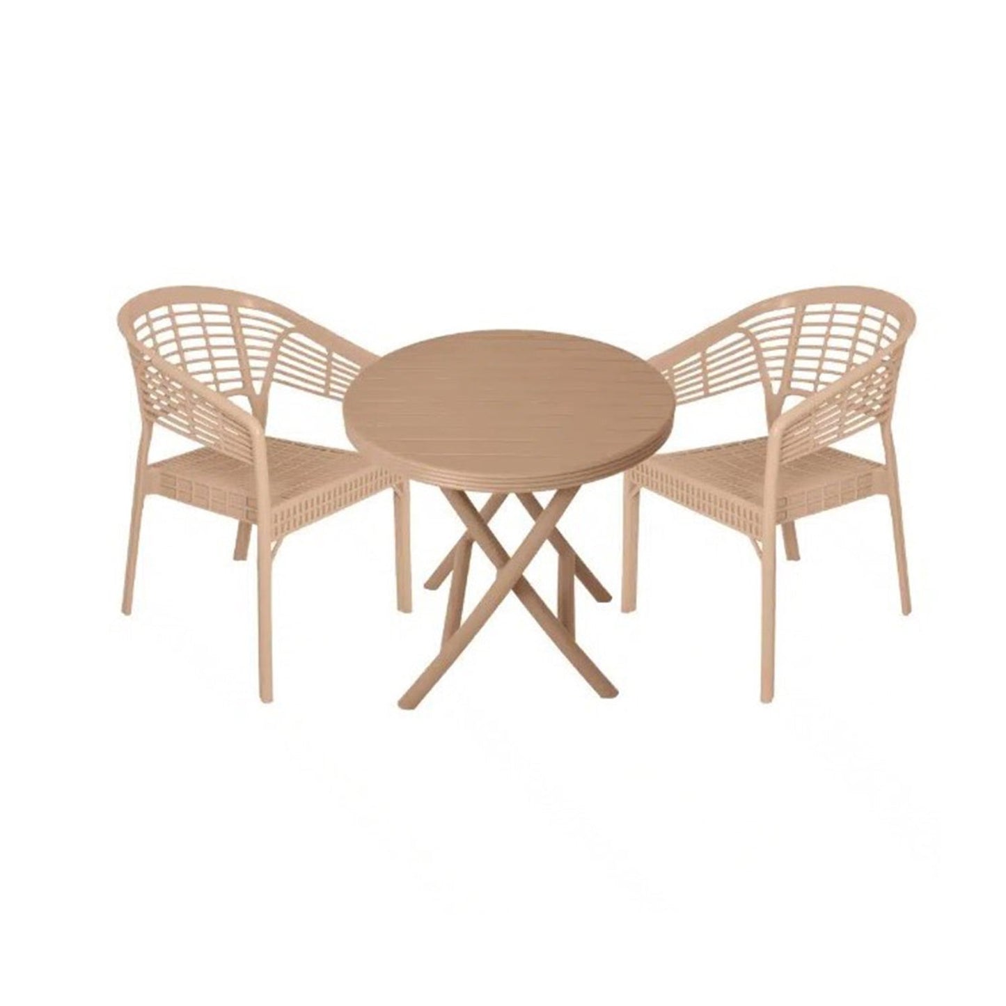 Set of 2 chairs and table-HG-127