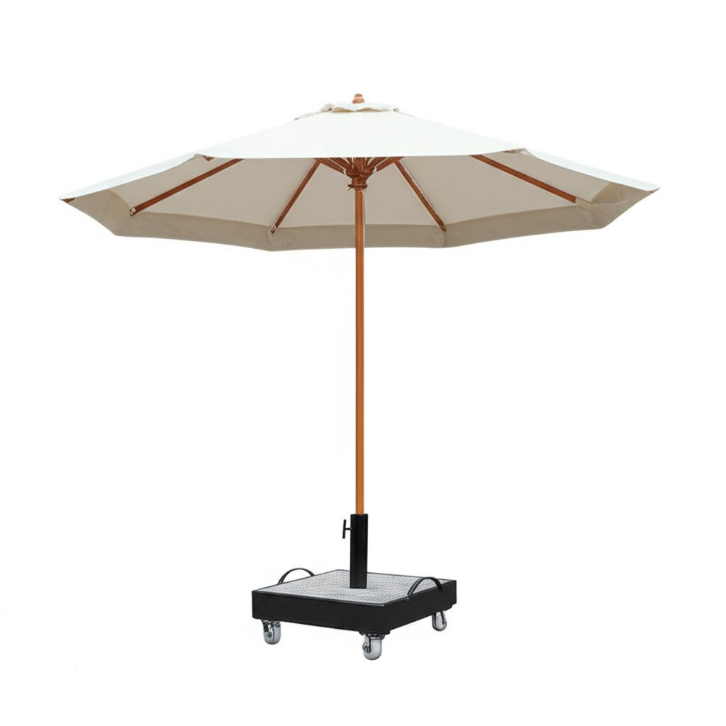Umbrella 3 meters with granite base - foldable-B2GUM001