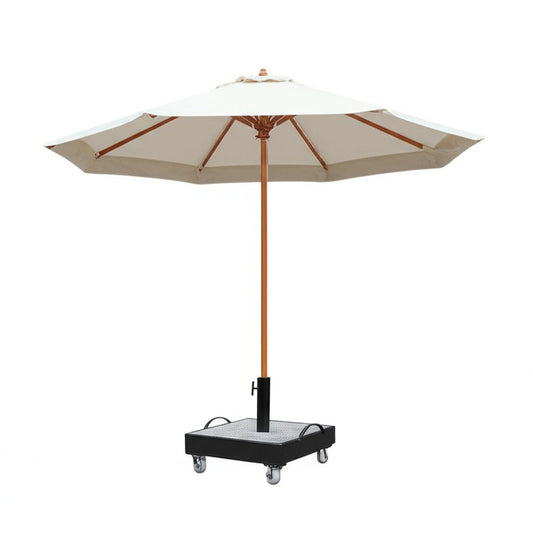 Umbrella 3 meters with granite base - foldable-B2GUM001