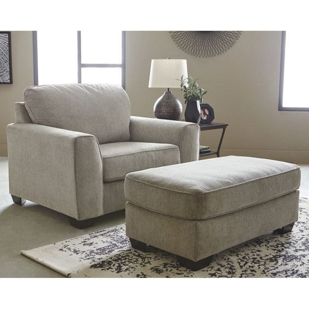 Armchair + Pouf-HQN29