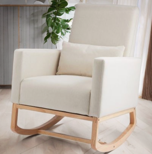 Rocking chair with arms-HQN33