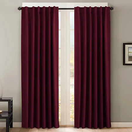 Blackout Room Darkening Tape 
Curtains-CA3