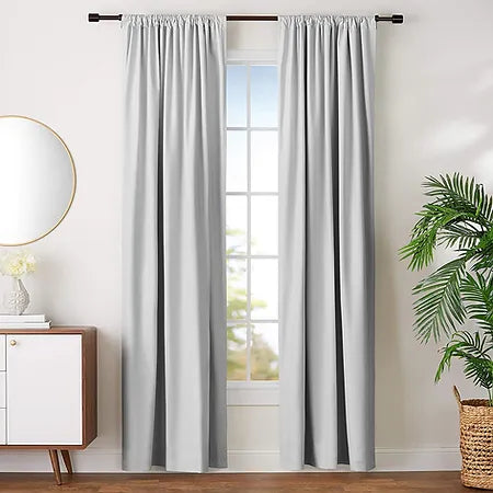 Blackout Room Darkening Tape 
Curtains-CA5