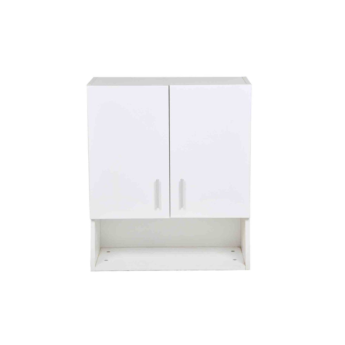 white storage cabinet
