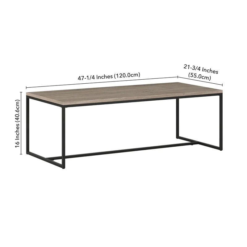 Coffee Table Black & Brown- CT-4300