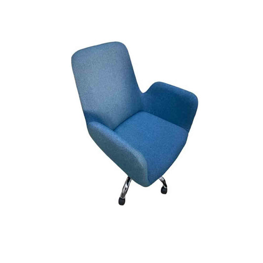كرسي قماش أزرق