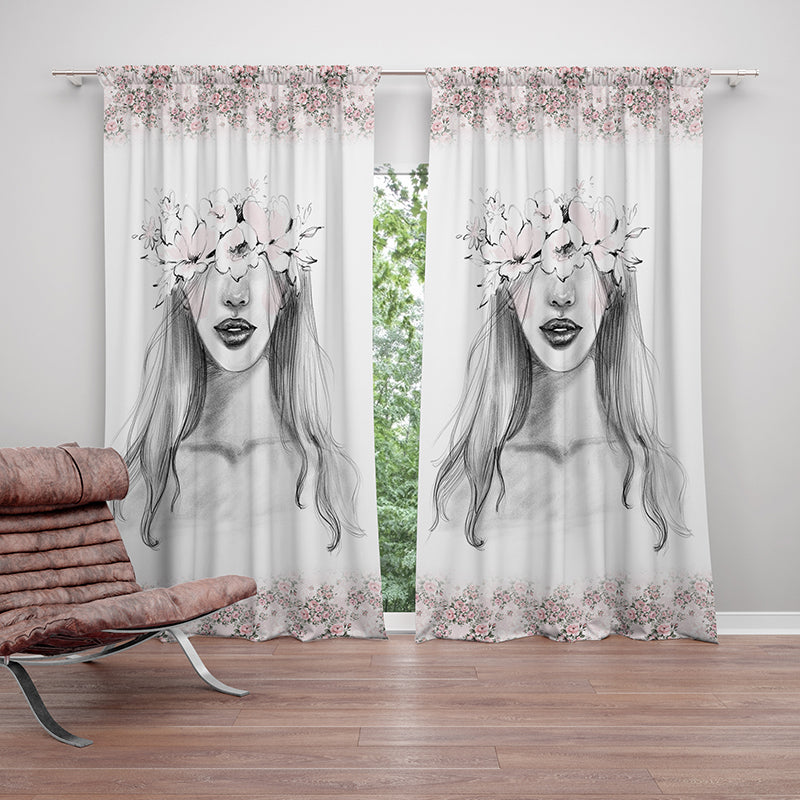 Curtain girl rose-AMN2139