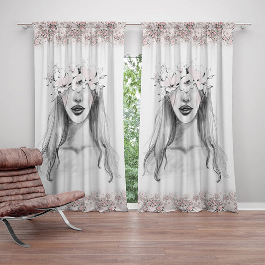 Curtain girl rose-AMN2139
