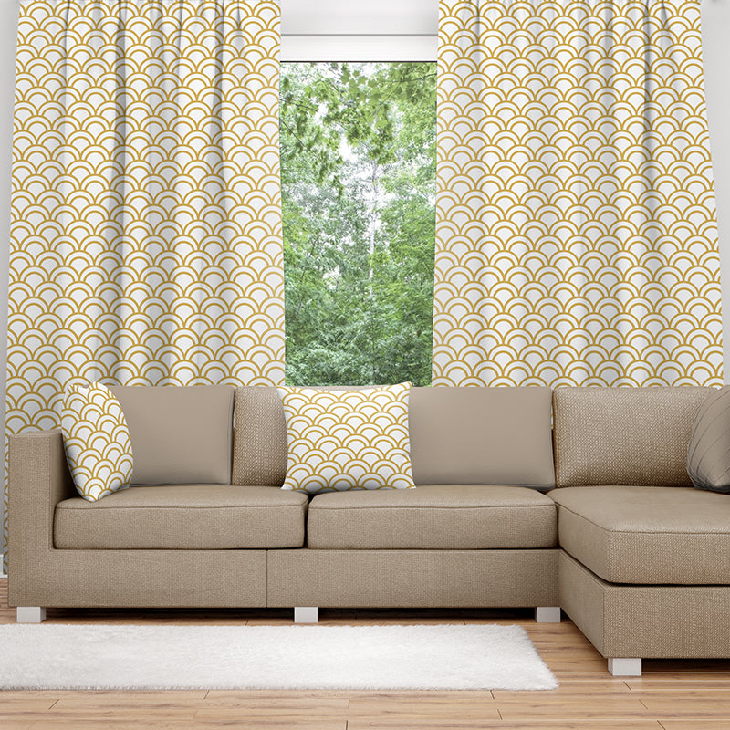 Brown Wave Curtain 2-AMN2150