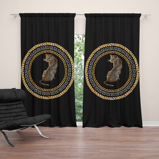 Versace tiger print curtain-AMN2162