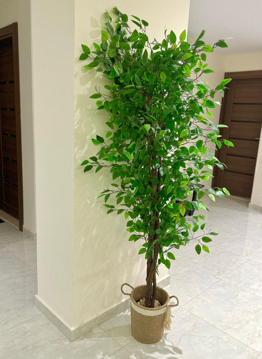 Artificial tree with rope planting pot - 170 x 50 cm-HMLX21