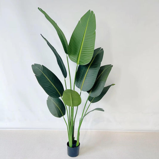 Plastic planter with artificial plant - 155 x 60 cm-HMLX45