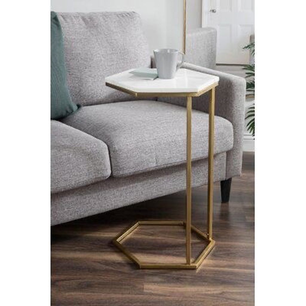 Side table 50x40 cm - gold-LTA0110