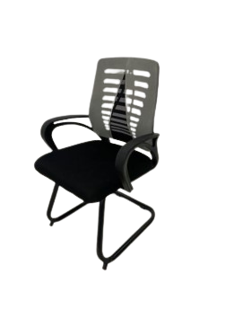 SPIDER WAITING OFFICE CHAIR BLACK&GRAY