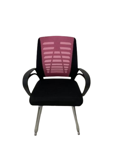 SPIDER WAITING OFFICE CHAIR BLACK&PINK
