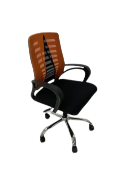 SPIDER  OFFICE CHAIR BLACK&ORANGE