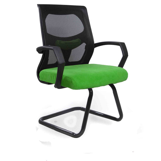 Office Waiting Chair 50*50 CM - Black&Green