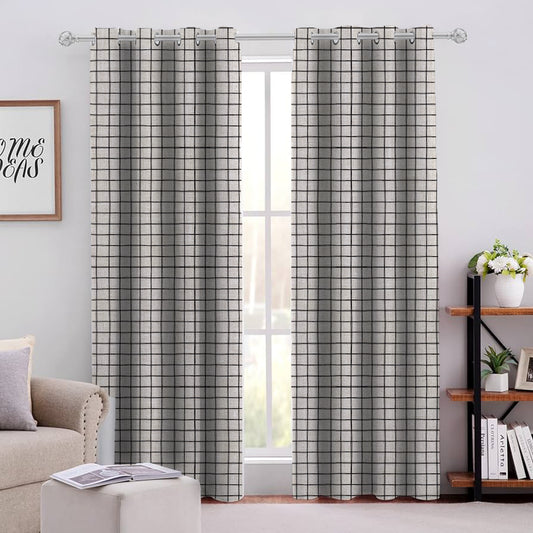 Linen Velvet Curtains-NS-LN12