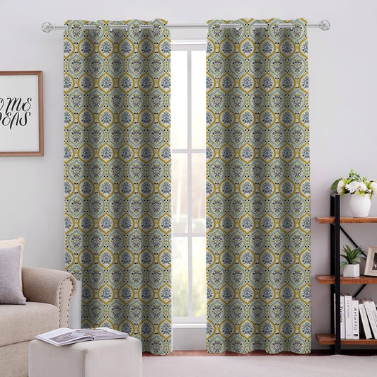 Linen Velvet Curtains-NS-LN15
