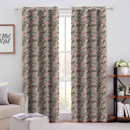 Linen Velvet Curtains-NS-LN16