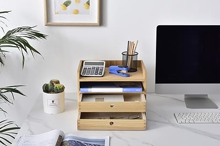 Multi-use desk organizer with 30*46*15 mdf drawers-OD102