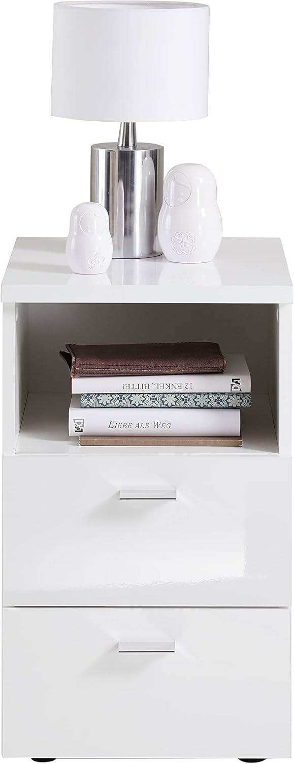 Two-drawer MDF wooden chest of drawers-ost137