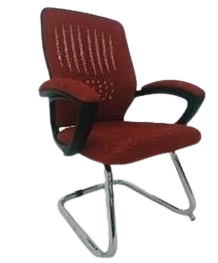 POP OFFICE CHAIR BLACK&RED