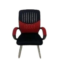 POP WAITING OFFICE CHAIR BLACK&RED