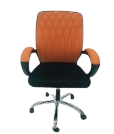 POP OFFICE CHAIR BLACK&ORANGE