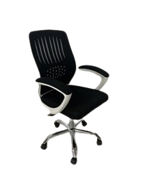 POP OFFICE CHAIR WHITE&BLACK