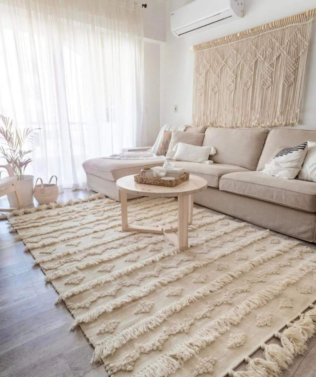 Handmade wool rug-ROF-S10