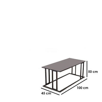 ترابيزه قهوة 50×45×100 سم  - أسود -DS10