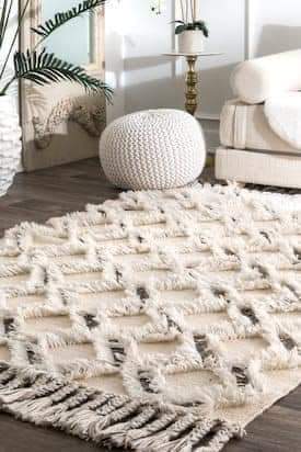 Handmade wool rug-ROF-S115