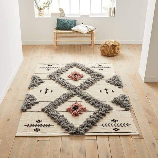 Handmade wool rug-ROF-S119