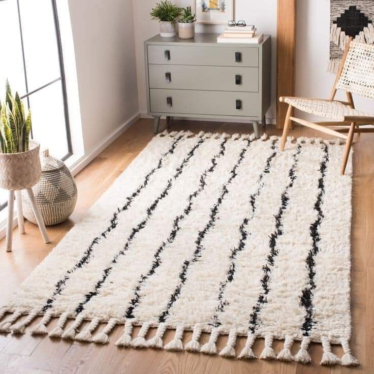 Handmade wool rug-ROF-S126