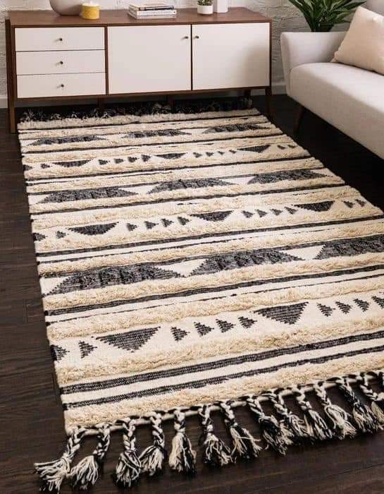 Handmade wool rug-ROF-S130