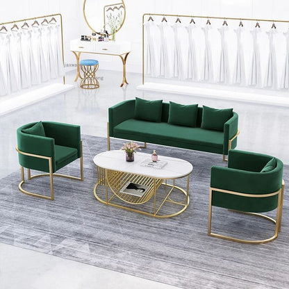 4 Piece Outdoor Set - Green and Gold -DS135