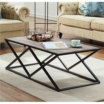 Middle table 50 x 45 x 100 cm - black and beige -DS14