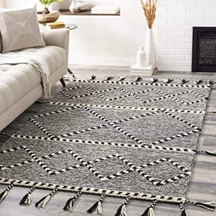 Handmade wool rug-ROF-S154