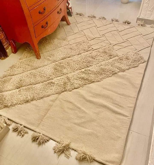 Handmade wool rug-ROF-S19