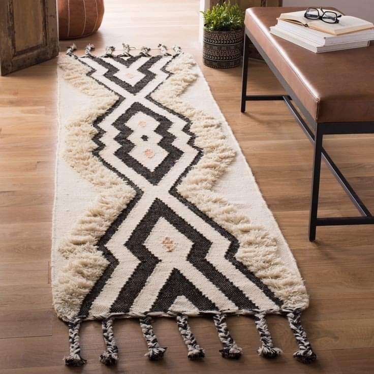 Handmade wool rug-ROF-S23