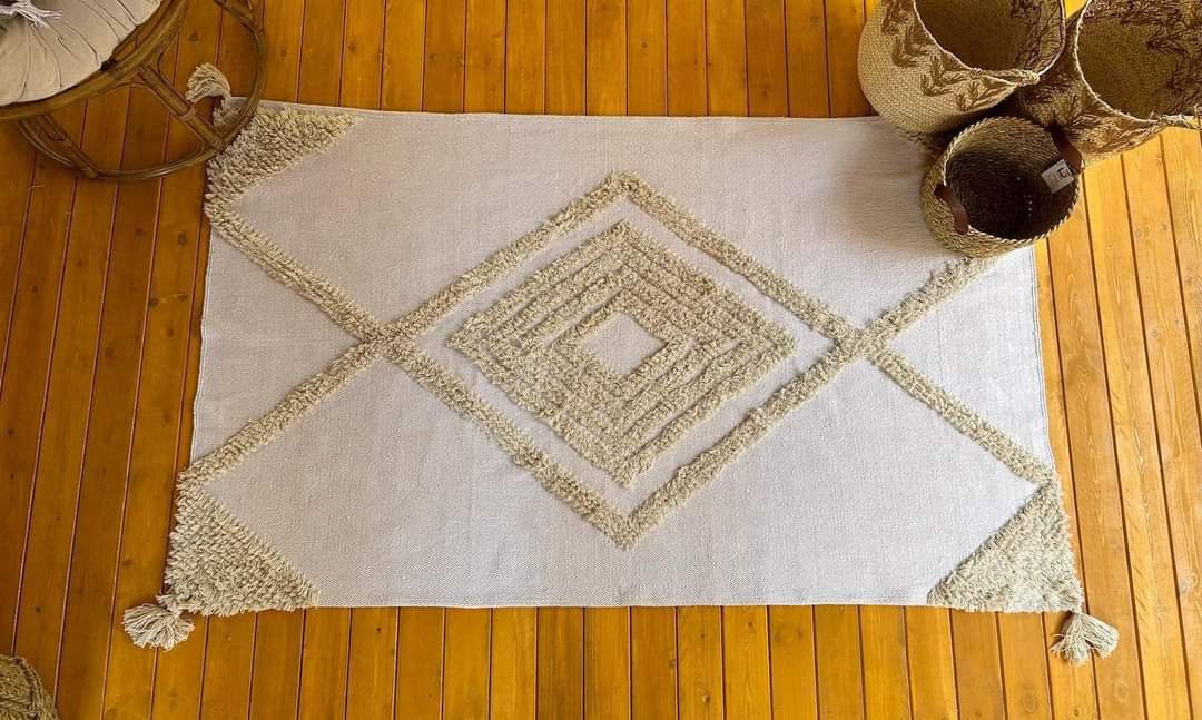 Handmade wool rug-ROF-S25